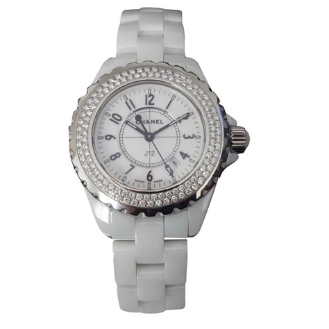 montre chanel diamant|Chanel white star couture.